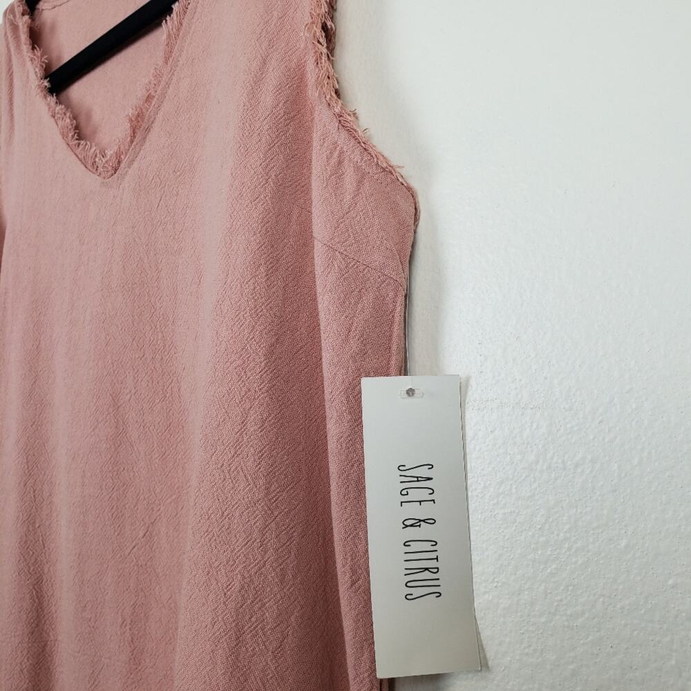 Sage & Citus | Sleevelesd V-Neck top, size M - Picture 6 of 6